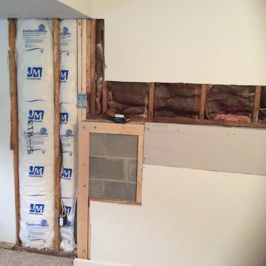 Wall insulation replacement during Contents Cleaning & Restoration in Maltby
